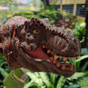 TYRANNOSAURS REX HAND PUPPET GRIS